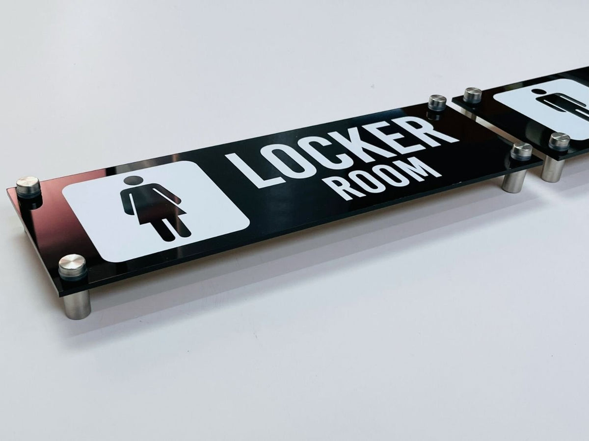 ป้ายอะคริลิค หมุดลอย Standoff