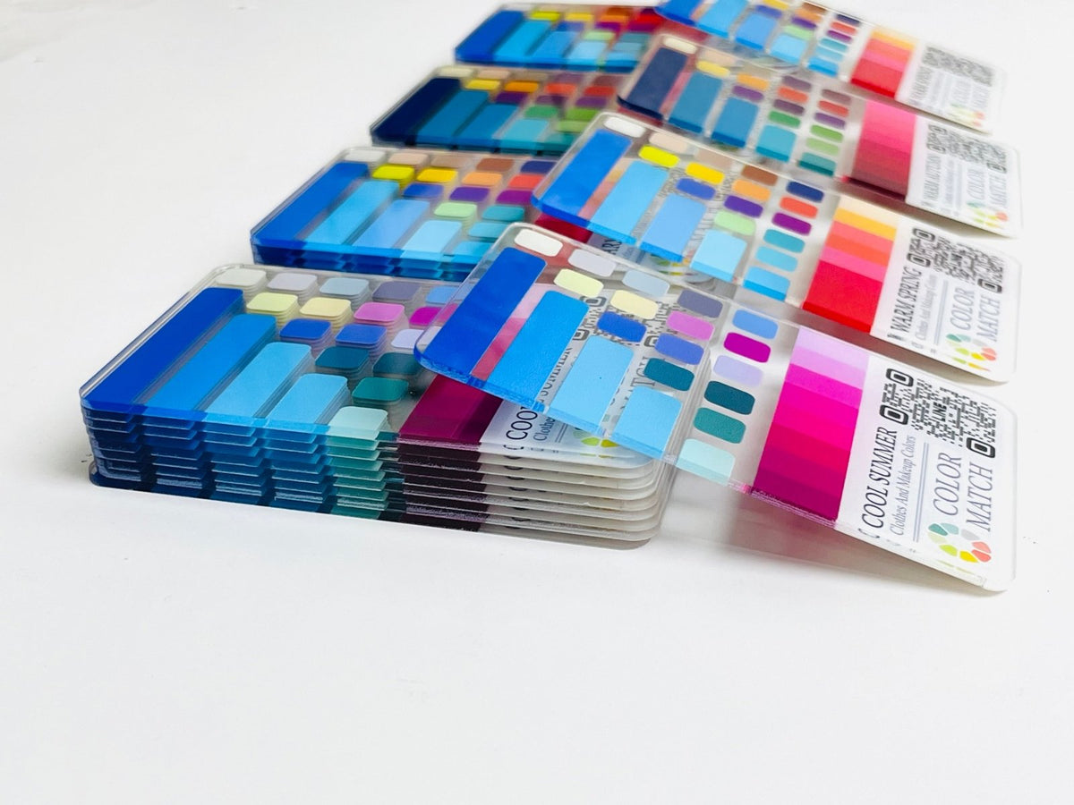 แผ่นชาร์ตสี พลาสติกใส เซลลูลอยด์ ตัวอย่างสีคุณภาพ เหมาะสำหรับงานพิมพ์และตกแต่งวัสดุ