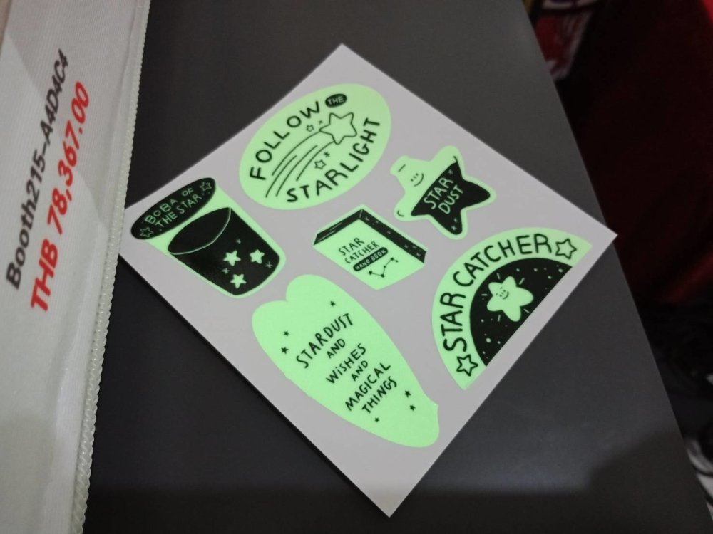 สติกเกอร์ฉลากสินค้ากันน้ำ ฉีกไม่ขาด ขาวด้าน สติ๊กเกอร์ผลิตภัณฑ์ sticker caution พิมพ์สีสวย