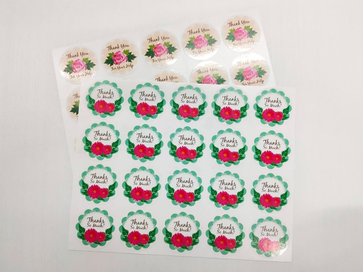 สติ๊กเกอร์ฉลากสินค้าขาวมัน - Octopus Media Solutions