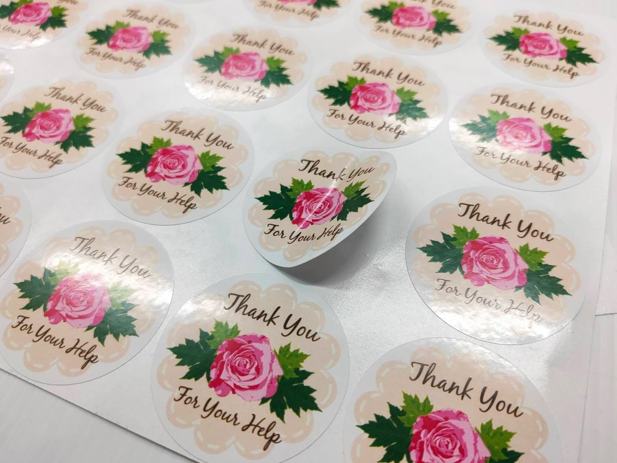 สติ๊กเกอร์ฉลากสินค้าขาวมัน - Octopus Media Solutions