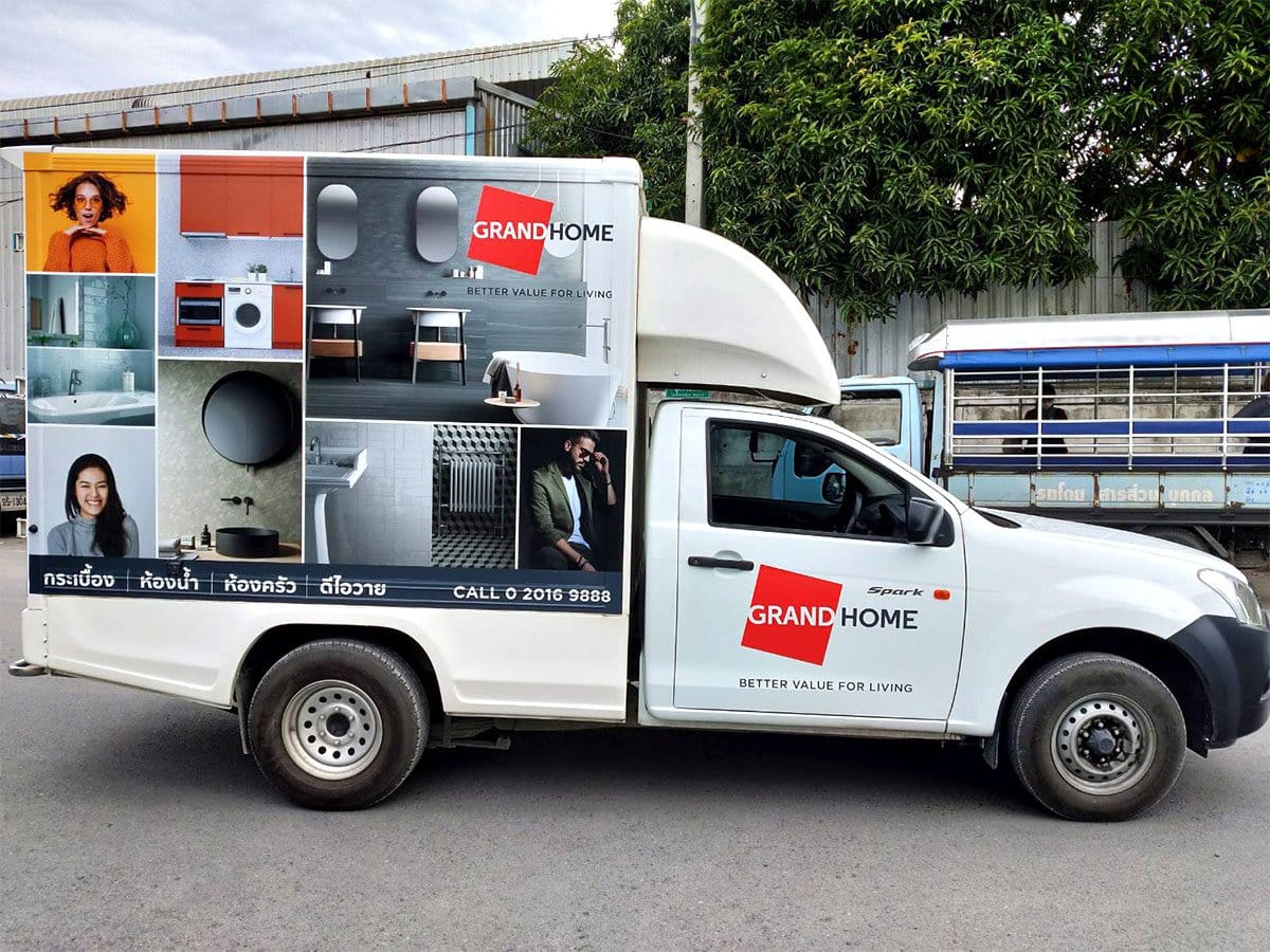 สติ๊กเกอร์ติดรถ Car Wrap แร็ปสติ๊กเกอร์ วัสดุคุณภาพสูง 3M พิมพ์คมชัด ติดทนทาน เหมาะสำหรับโฆษณาและตกแต่งรถทุกประเภท