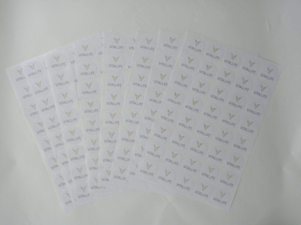 สติกเกอร์กระดาษ ไม่กันน้ำ Sticker ฉลากสินค้า โลดก้แบรนด์สินค้า รับออกแบบ design logo