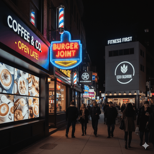 ประเภทป้ายไฟสร้างกำไรให้กับธุรกิจ