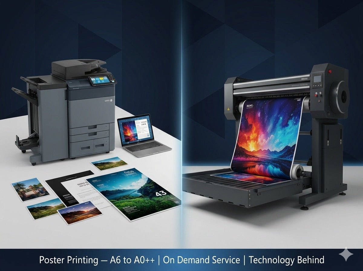 โปสเตอร์ คืออะไร — ขนาด A0-A5 ระบบพิมพ์ High Chroma + UV 8 สี – ออคโทพุส