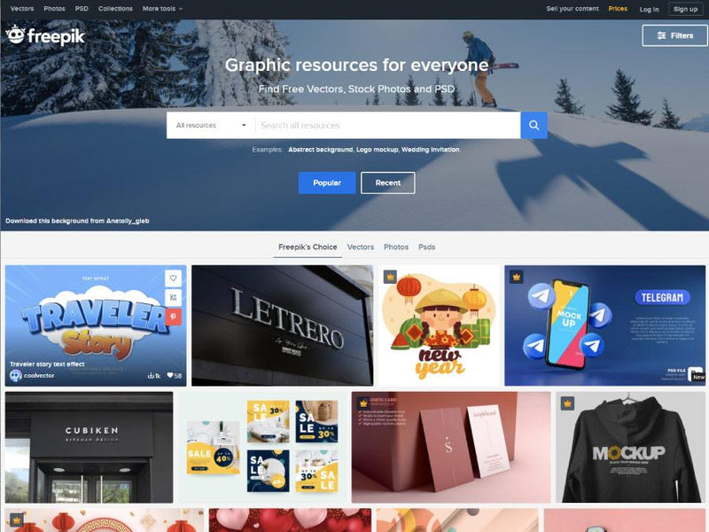 Freepik คือเว็บดาวน์โหลดรูปภาพและกราฟิก vector สำหรับนักออกแบบสุดคุ้ม