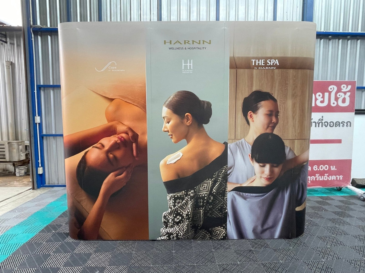 ป้ายร้านนวด สปา ดีไซน์หรูหรา สะท้อนบรรยากาศผ่อนคลาย เหมาะสำหรับร้านสปาและร้านนวดแผนไทย