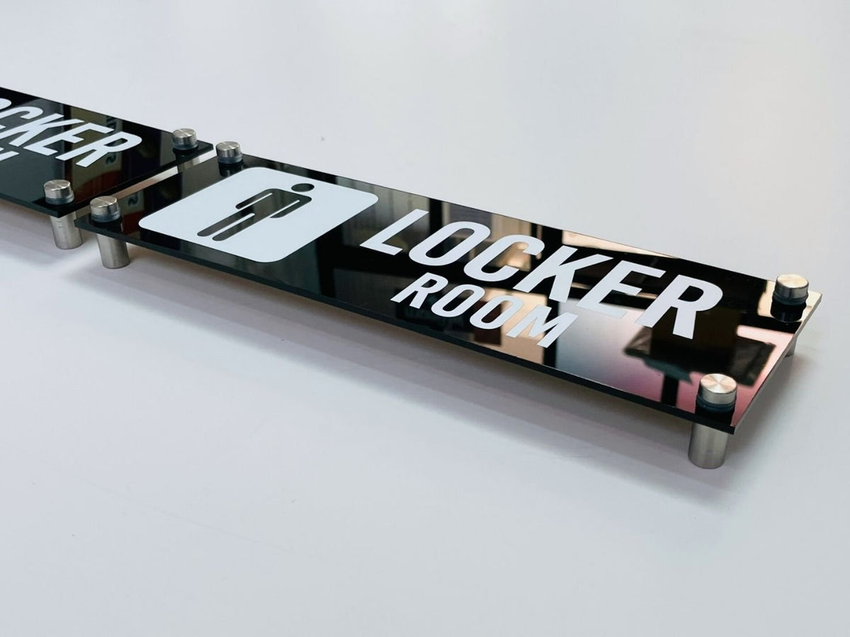 ป้ายอะคริลิค หมุดลอย Standoff