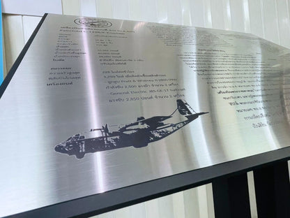 Pedestal Plaque Sign