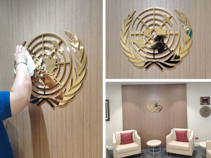 ป้ายแสตนเลส ทองเงา ทอง mirror