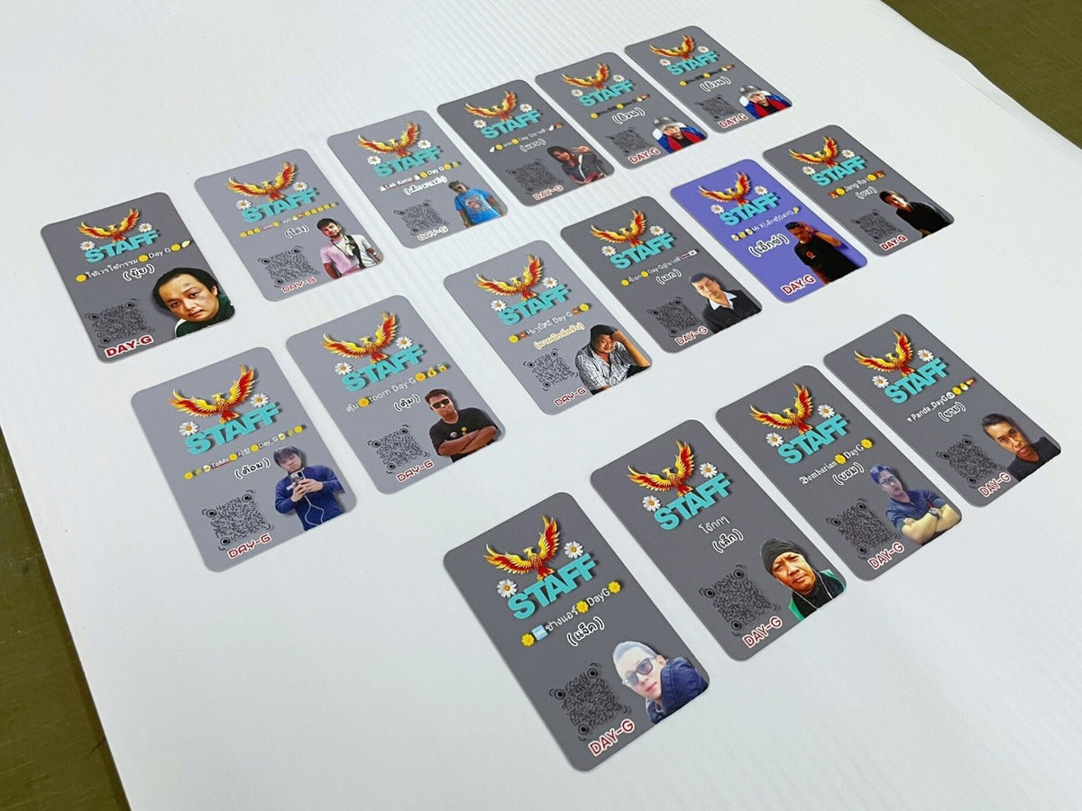 ป้ายห้อยคอ ป้ายคล้องคอ ป้ายชื่อพนักงาน ป้าย staff ดีไซน์ใช้งานสะดวก เหมาะสำหรับงานอีเวนต์และองค์กร