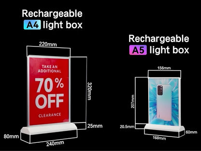 ป้ายไฟตั้งโต๊ะ