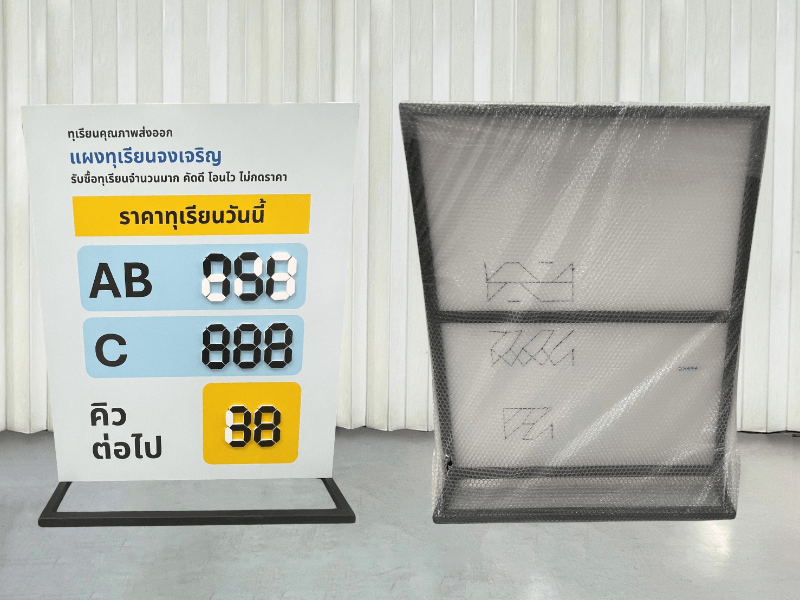 ป้ายสกอร์บอร์ด ป้ายคะแนน ดีไซน์ชัดเจน ใช้งานง่าย เหมาะสำหรับสนามกีฬา โรงเรียน และการแข่งขัน