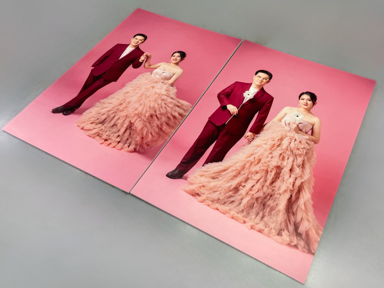 ป้ายงานแต่ง รูปพรีเวดดิ้ง และป้ายโฟมบอร์ด พิมพ์คมชัด ดีไซน์สวย เหมาะสำหรับงานแต่ง งานอีเวนต์ และตกแต่งสถานที่พิเศษ