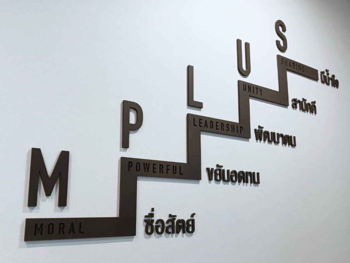 งานตัดฉลุ Laser Fiber และ CNC ความละเอียดสูง ตัดคมชัด สวยงาม เหมาะสำหรับป้ายโลโก้ อักษรโลหะ และงานตกแต่ง