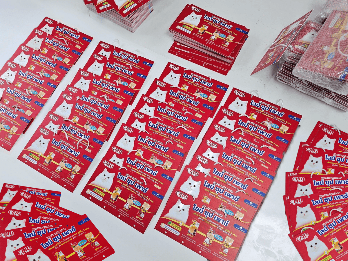 ป้ายแขวนแสดงสินค้า Hanging Signs ดีไซน์ชัดเจน เหมาะสำหรับร้านค้า ห้างสรรพสินค้า และอีเวนต์