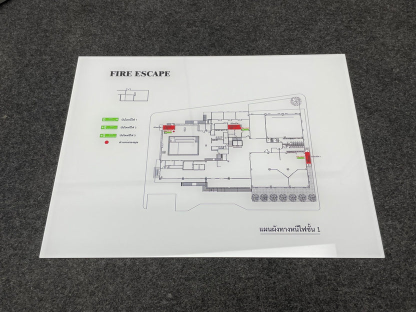 ป้ายแผนผังโครงการ ดีไซน์สวย เลือกขนาดได้ สั่งทำตามแบบ