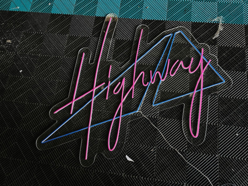 ป้ายไฟนีออน Neon Sign สีสันสดใส ดัดโค้งตามแบบ สวยงามสะดุดตา เหมาะสำหรับร้านอาหาร คาเฟ่ บาร์ และงานตกแต่ง