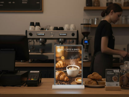 ป้ายไฟตั้งโต๊ะ