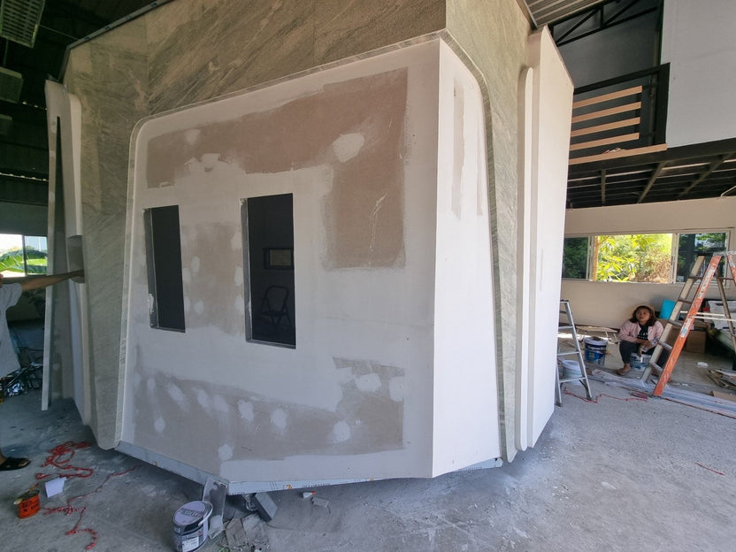 สติ๊กเกอร์ลายไม้ สติ๊กเกอร์ลายหิน พิมพ์คมชัด ลายเสมือนจริง เหมาะสำหรับตกแต่งผนังและเฟอร์นิเจอร์