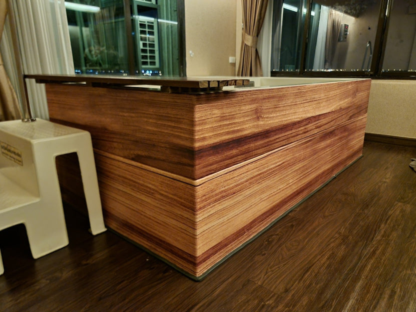 สติ๊กเกอร์ลายไม้ สติ๊กเกอร์ลายหิน พิมพ์คมชัด ลายเสมือนจริง เหมาะสำหรับตกแต่งผนังและเฟอร์นิเจอร์