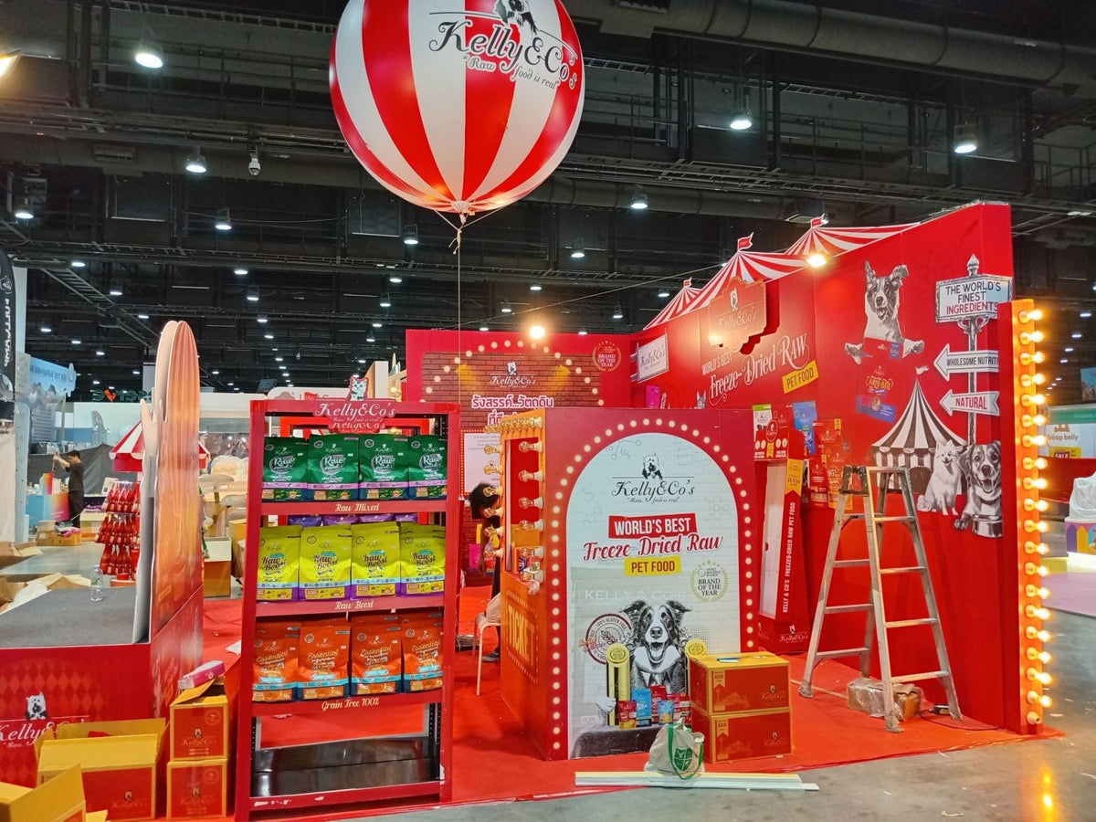 ป้ายโฟมบอร์ดติดผนังบูธงานแสดงสินค้า Expo พิมพ์คมชัด น้ำหนักเบา เหมาะสำหรับงานอีเวนต์