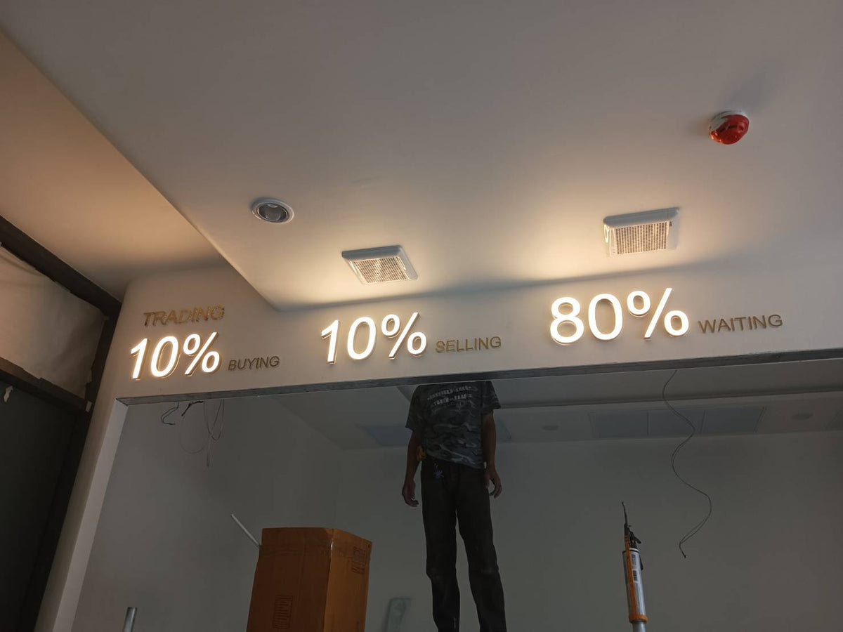 ป้ายบริษัทไฟออกหน้า สว่างชัดเจน ดีไซน์โดดเด่น เหมาะสำหรับองค์กร ร้านค้า และอาคารสำนักงาน