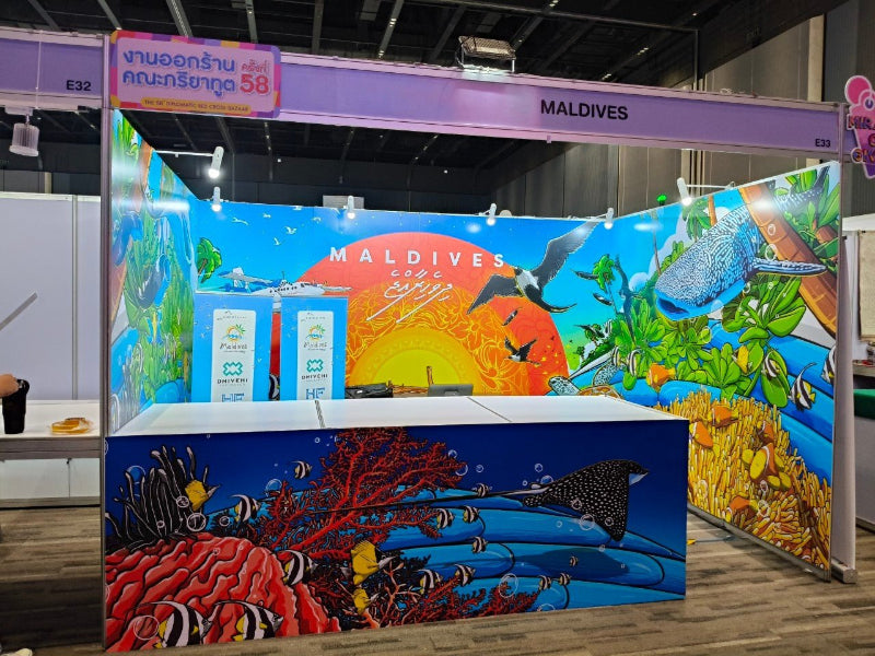 ป้ายโฟมบอร์ดติดผนังบูธงานแสดงสินค้า Expo พิมพ์คมชัด น้ำหนักเบา เหมาะสำหรับงานอีเวนต์