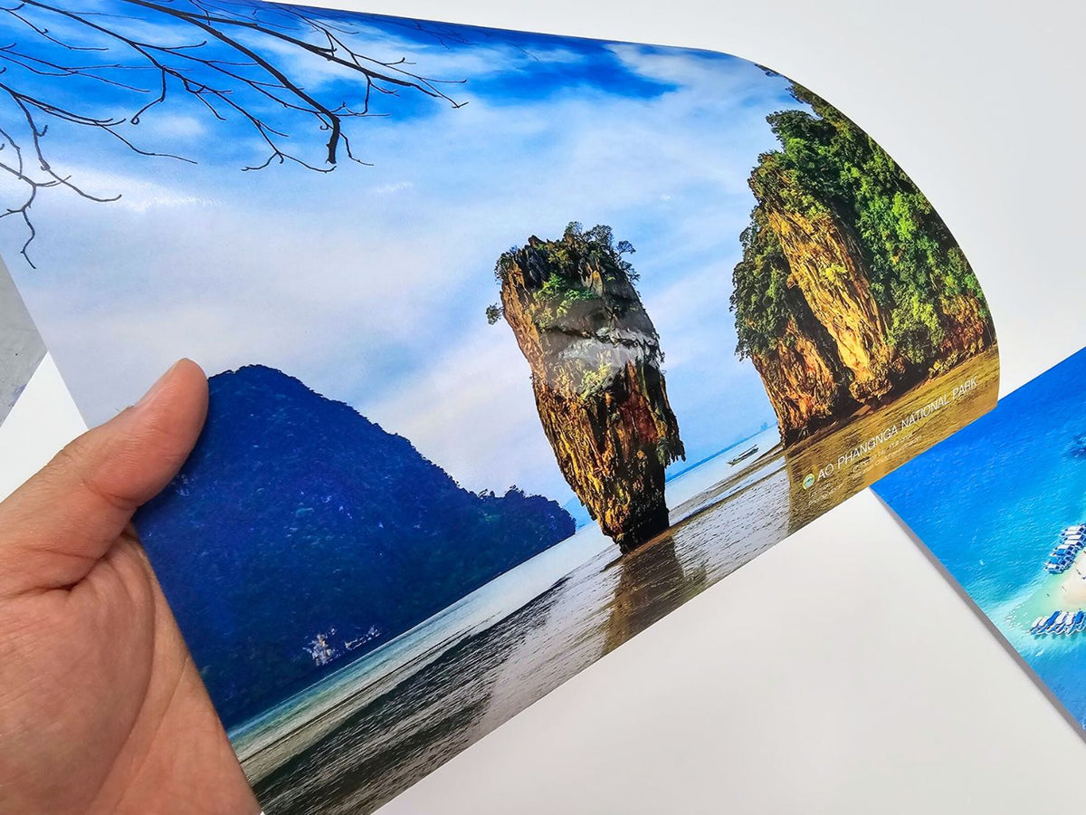 โปสเตอร์นูน สถานที่ท่องเที่ยว พิมพ์สีสด สัมผัสมีมิติ เหมาะสำหรับโปรโมทแหล่งท่องเที่ยว