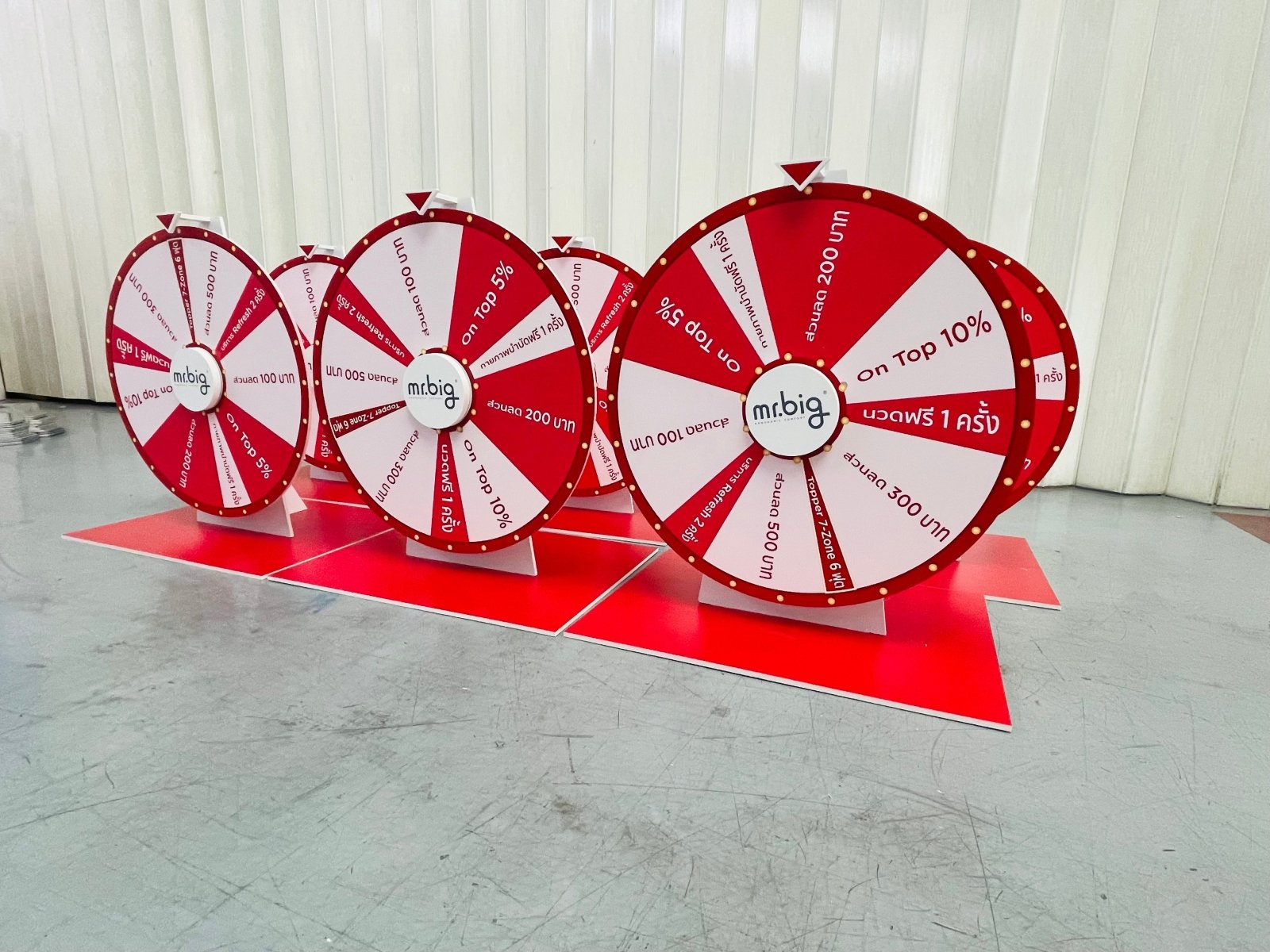 ป้ายวงล้อหมุน เสี่ยงโชค โปรโมชัน และอีเวนต์ ดึงดูดความสนใจ เหมาะสำหรับงานจัดกิจกรรม