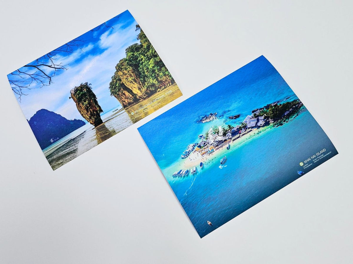 โปสเตอร์นูน สถานที่ท่องเที่ยว พิมพ์สีสด สัมผัสมีมิติ เหมาะสำหรับโปรโมทแหล่งท่องเที่ยว