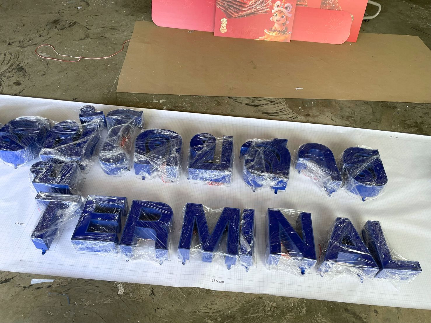 professional signage ป้ายสนามบิน ป้ายสายการบิน
