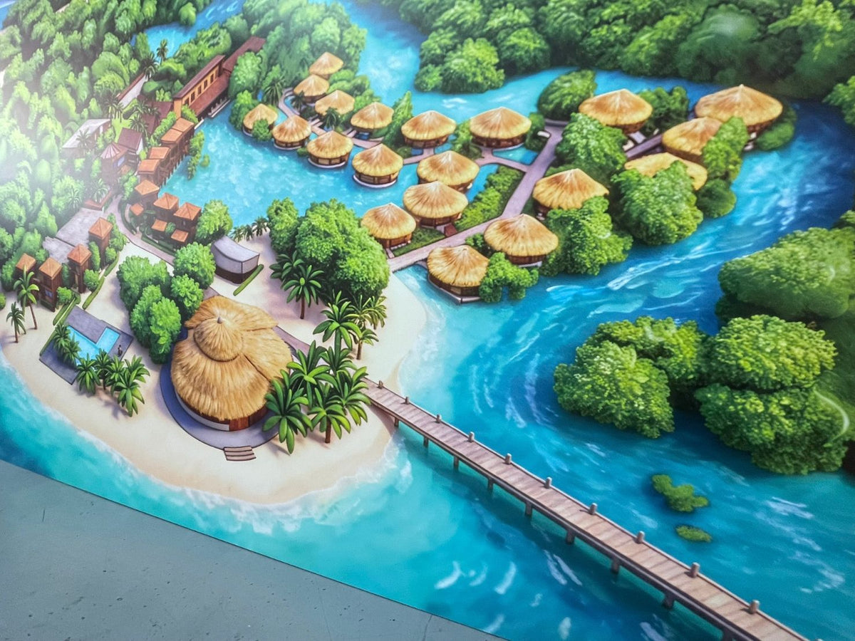 ป้ายพลาสวูด ติดสติ๊กเกอร์ สกรีนพิมพ์ยูวี