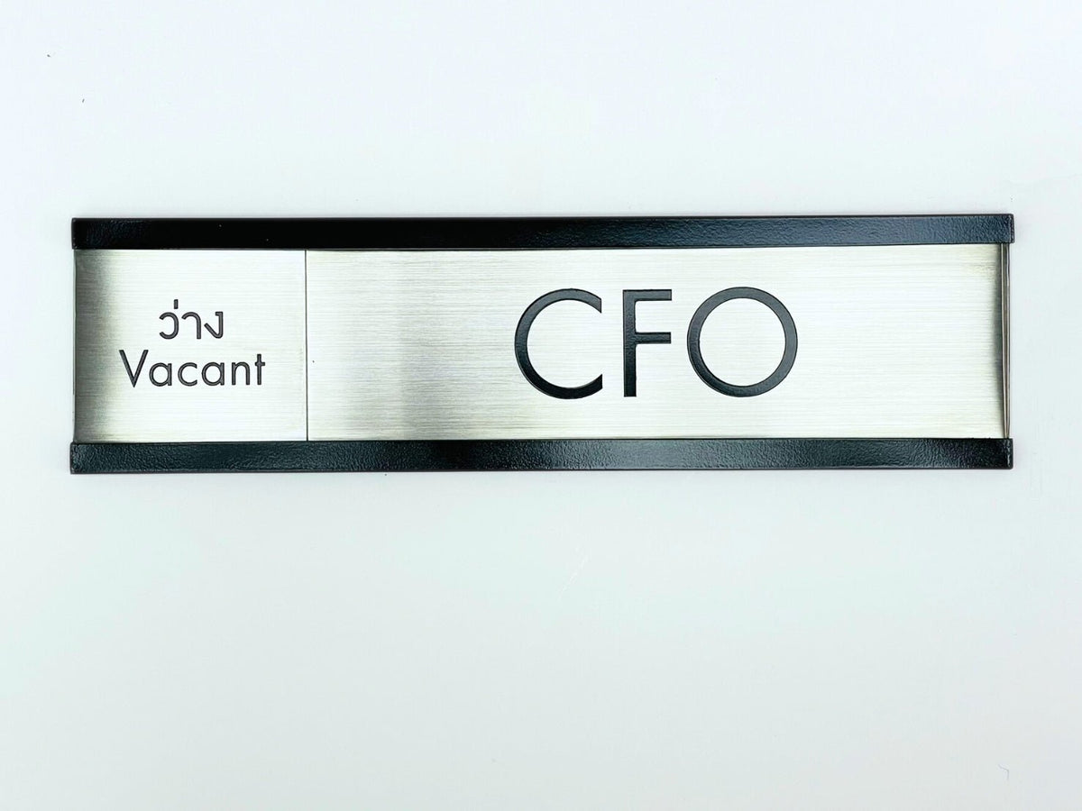 ป้ายรางสอด ว่าง / ไม่ว่าง ดีไซน์ใช้งานง่าย เหมาะสำหรับออฟฟิศ ห้องประชุม และองค์กรธุรกิจ