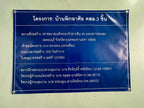 วัสดุคุณภาพสูง พิมพ์คมชัด ทนแดดทนฝน ป้ายแผนผังโครงการ