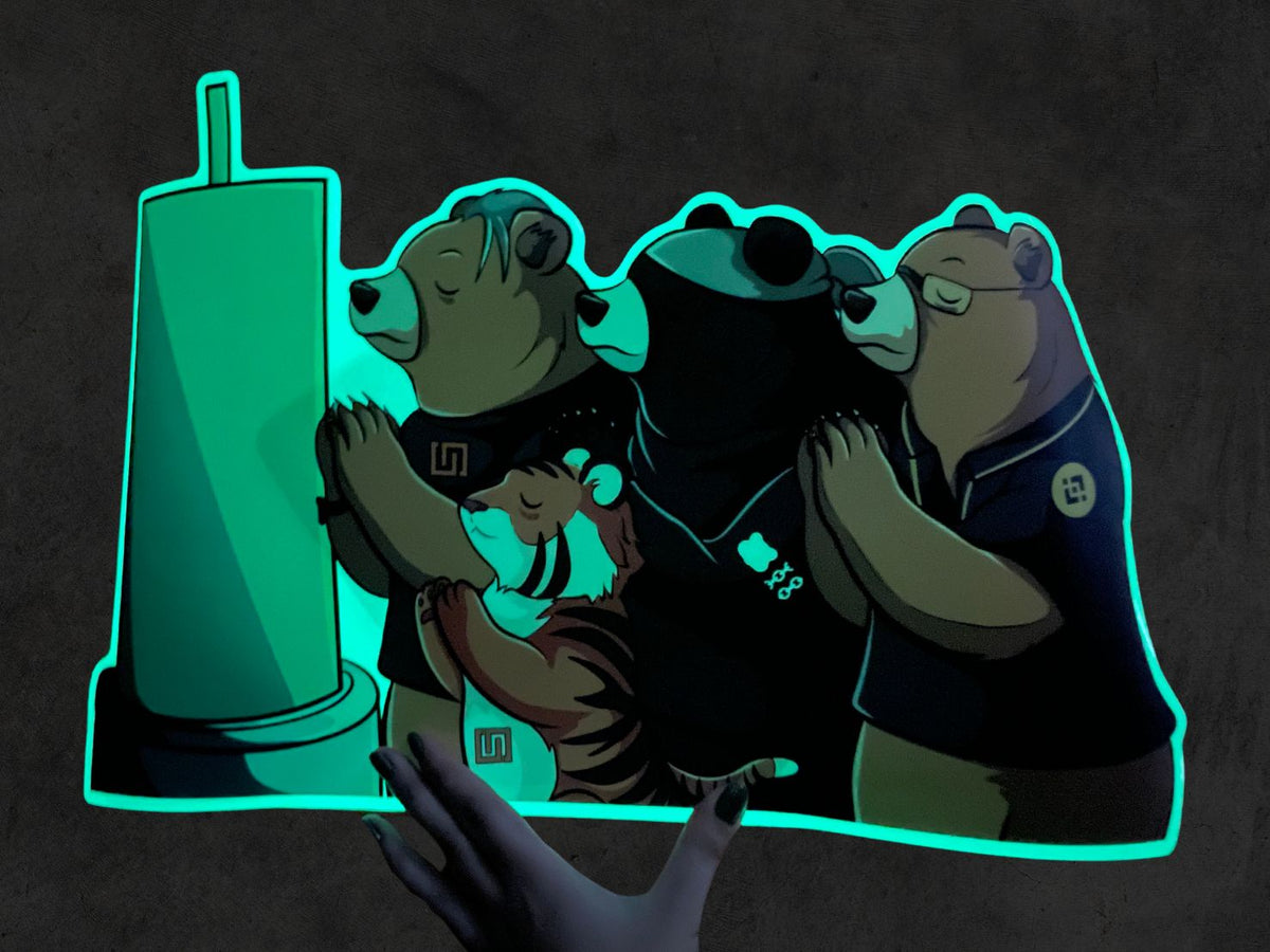 สติ๊กเกอร์เรืองแสง พรายน้ำ Glow in the Dark Sticker มองเห็นชัดในที่มืด เหมาะสำหรับงานตกแต่ง ป้ายความปลอดภัย และงานดีไซน์