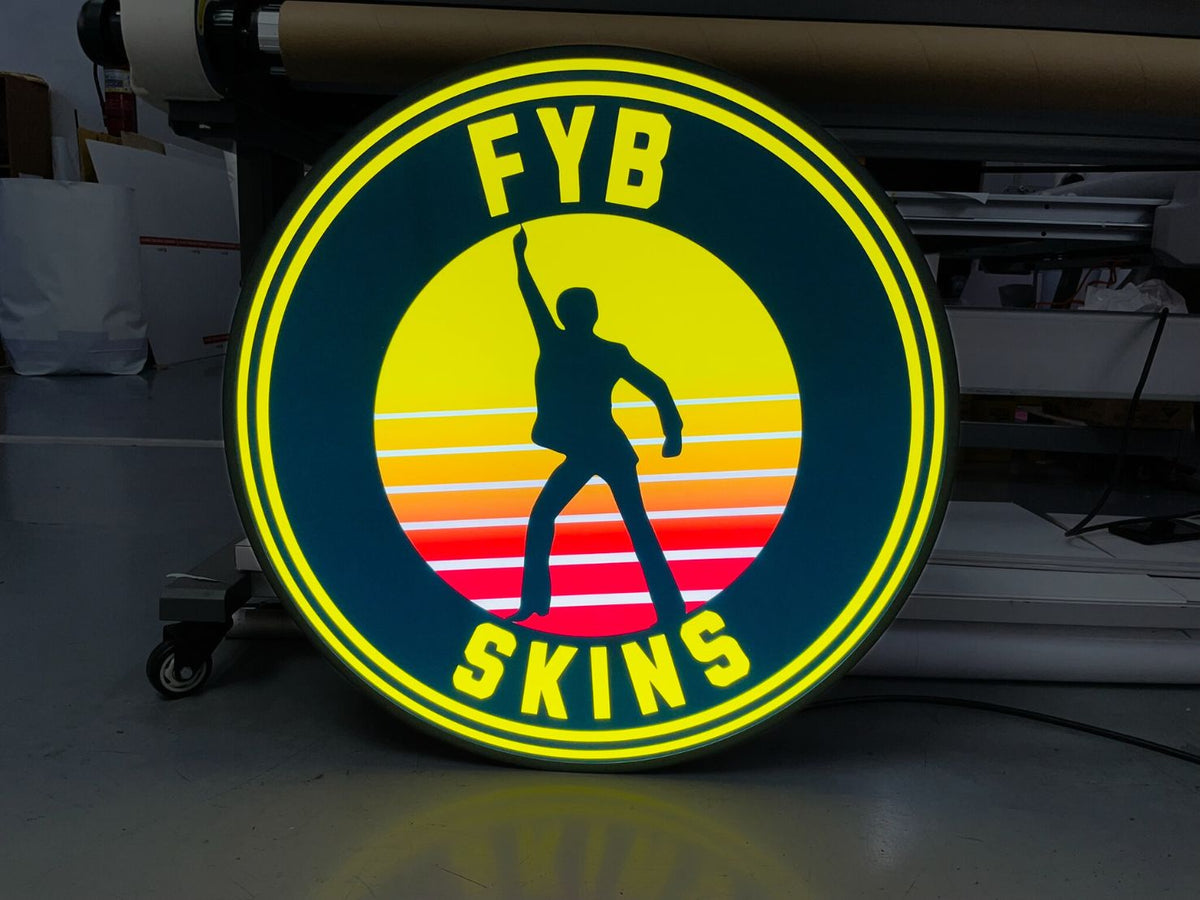 ป้ายไฟวงกลม และกล่องไฟวงกลม สว่างคมชัด ดีไซน์โดดเด่น เหมาะสำหรับป้ายร้านค้า คาเฟ่ และงานโฆษณาที่ต้องการความสะดุดตา