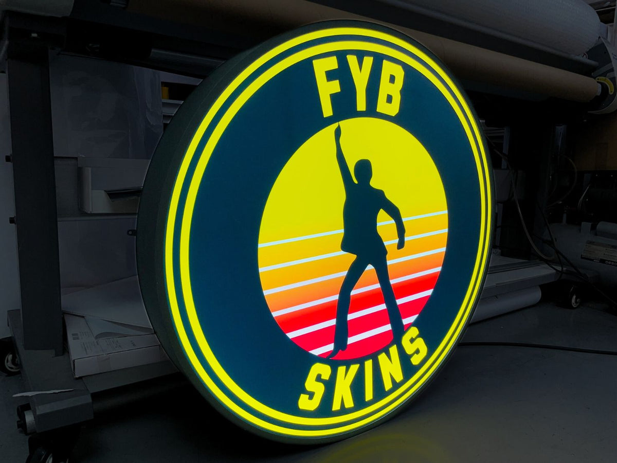 ป้ายไฟวงกลม และกล่องไฟวงกลม สว่างคมชัด ดีไซน์โดดเด่น เหมาะสำหรับป้ายร้านค้า คาเฟ่ และงานโฆษณาที่ต้องการความสะดุดตา