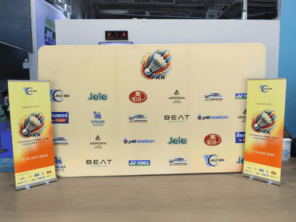 ชุดจัดนิทรรศการ ผ้าแฟบริก Fabric Backdrop Display