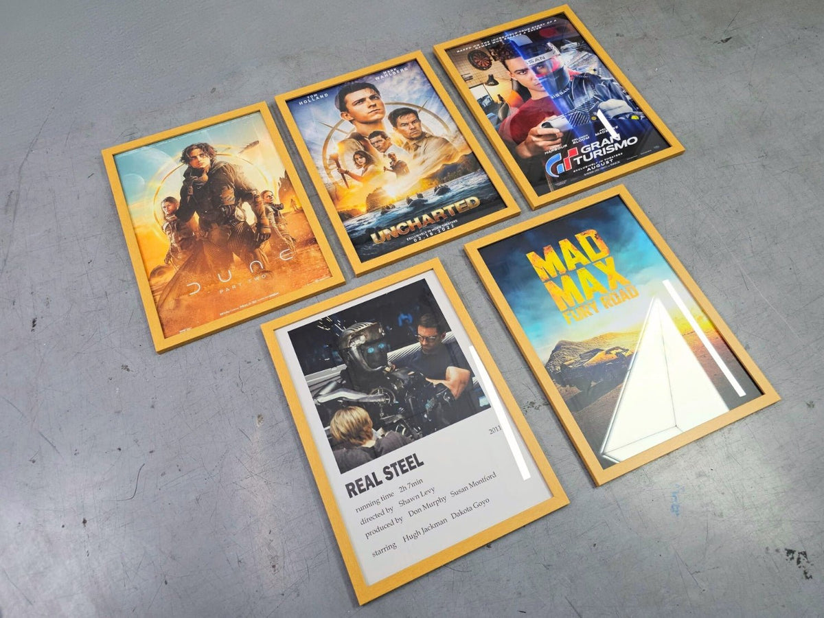 พิมพ์โปสเตอร์ โปสเตอร์หนัง พิมพ์สี RGB คมชัด สีสดใส เหมาะสำหรับงานโฆษณาและงานตกแต่งผนัง