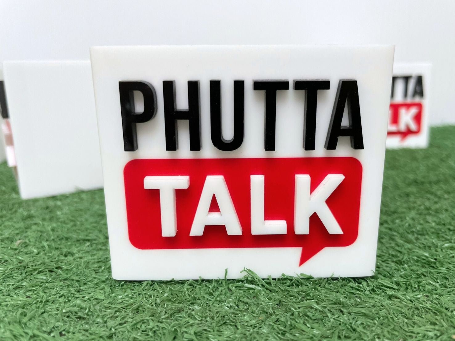 Microphone Logo Plates & Mic Badge Signs
