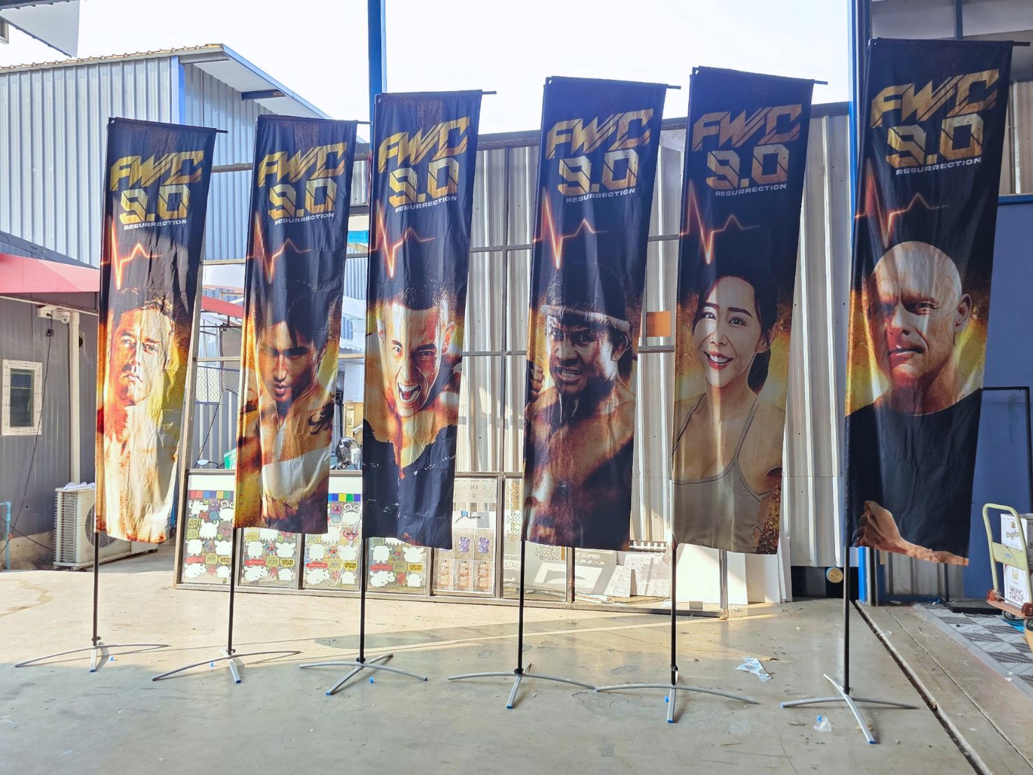 ธงชายหาด Beach Flag สำหรับงานอีเวนต์และหน้าร้าน