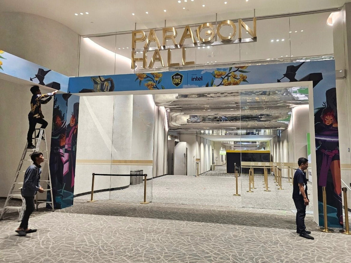 ซุ้มประตูทางเข้าโครงไม้ ติดสติ๊กเกอร์ ดีไซน์สวย เหมาะสำหรับงานอีเวนต์ งานแต่ง และบูธแสดงสินค้า