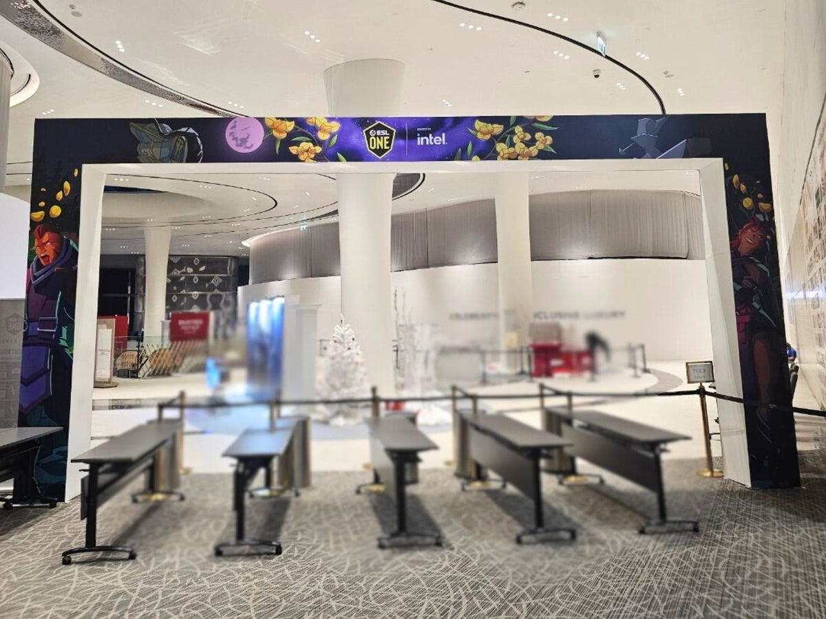 ซุ้มประตูทางเข้าโครงไม้ ติดสติ๊กเกอร์ ดีไซน์สวย เหมาะสำหรับงานอีเวนต์ งานแต่ง และบูธแสดงสินค้า