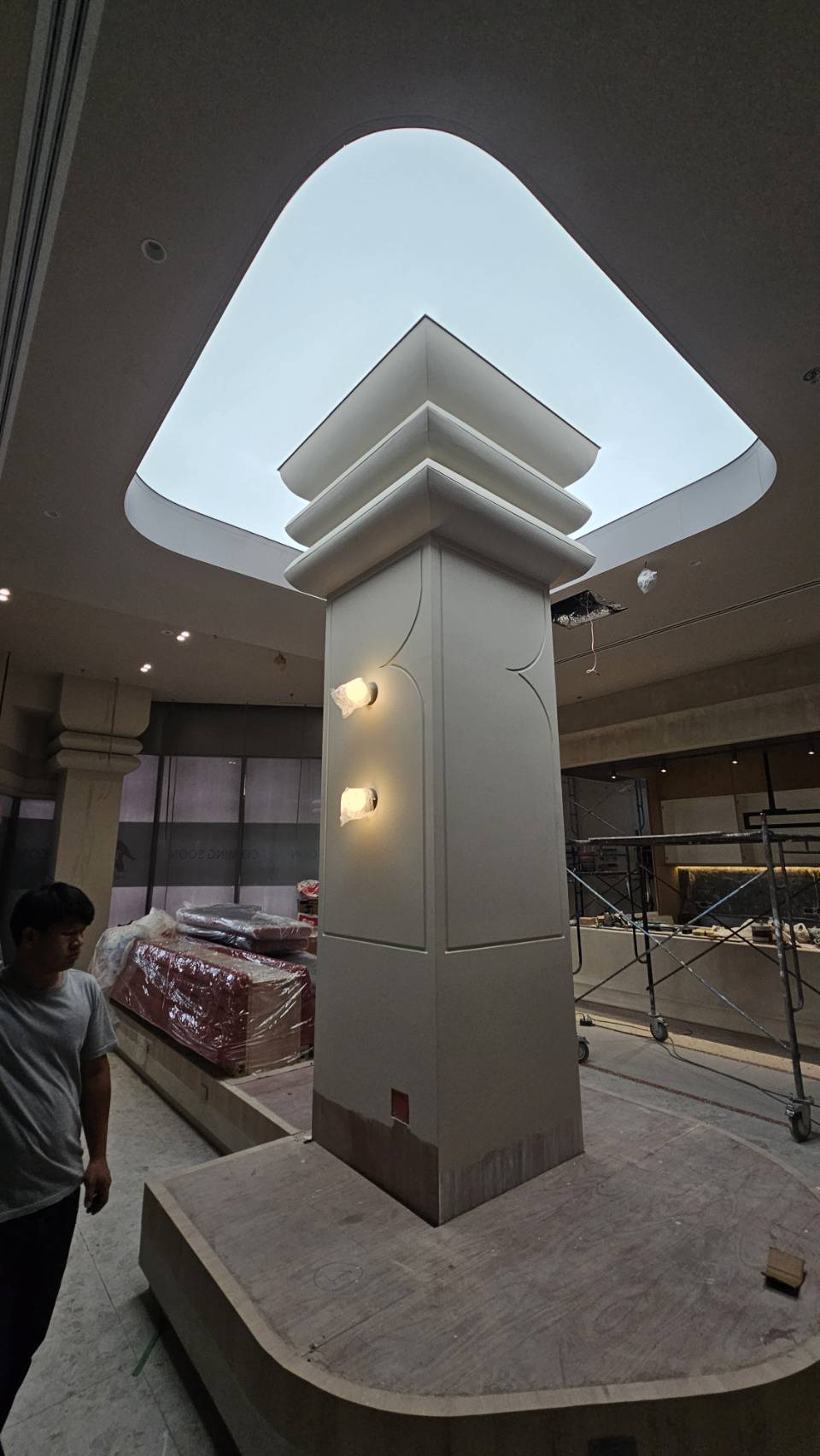 ฝ้ากล่องไฟผ้าบารีซอล (Barrisol Streched Ceiling)