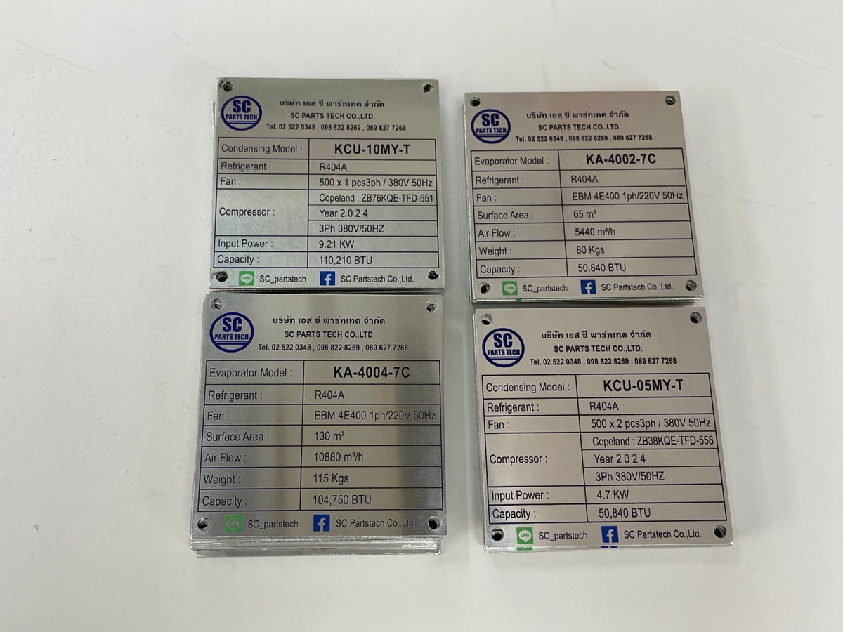 ป้ายเนมเพลท เนมแทก และป้ายกัดกรดเซาะร่อง ตัวอักษรคมชัด ทนทาน เหมาะสำหรับป้ายชื่อบริษัท เครื่องจักร และงานอุตสาหกรรม