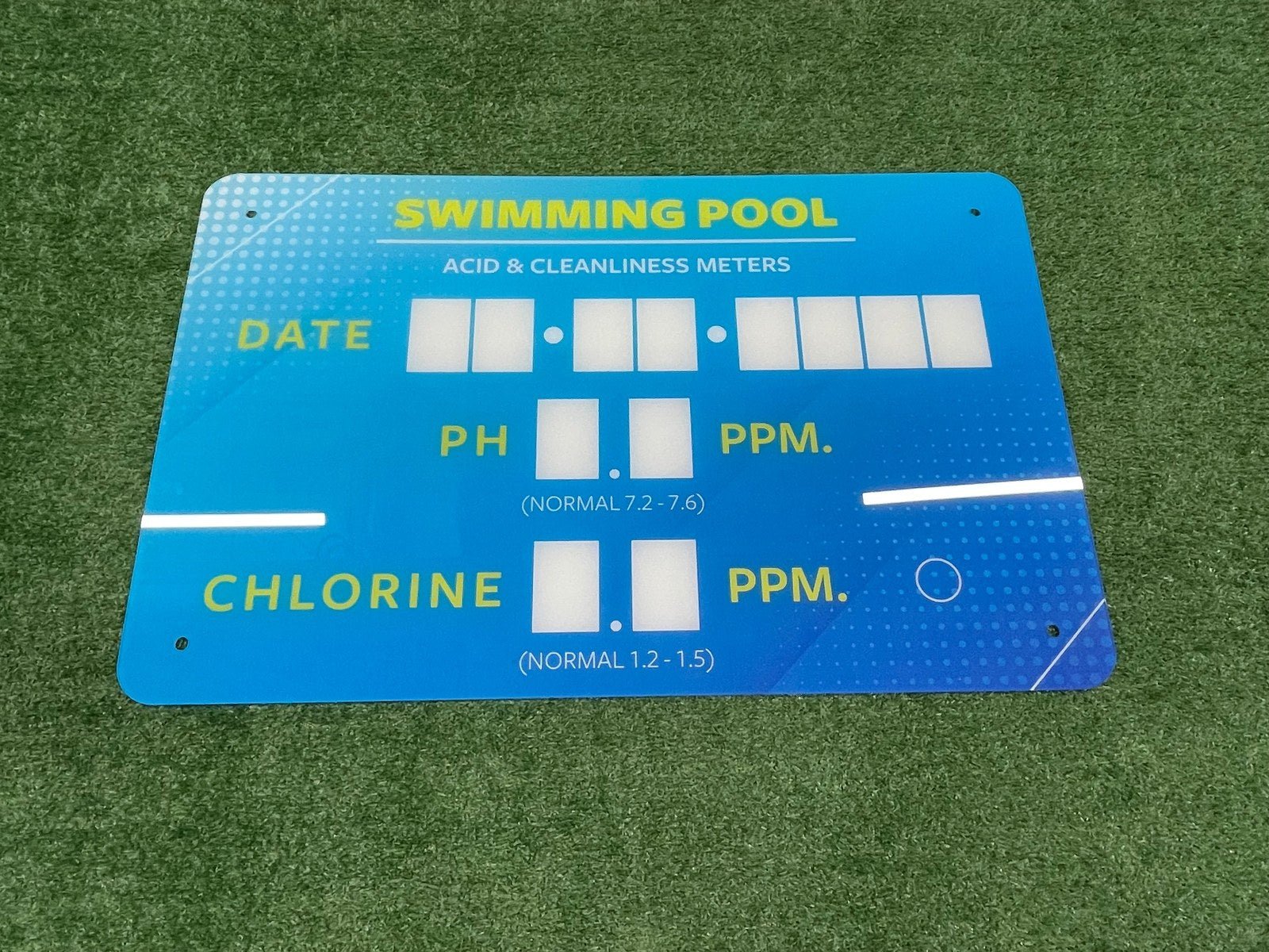 ป้ายประกาศ Notice sign printed UV inkjet durable outdoor