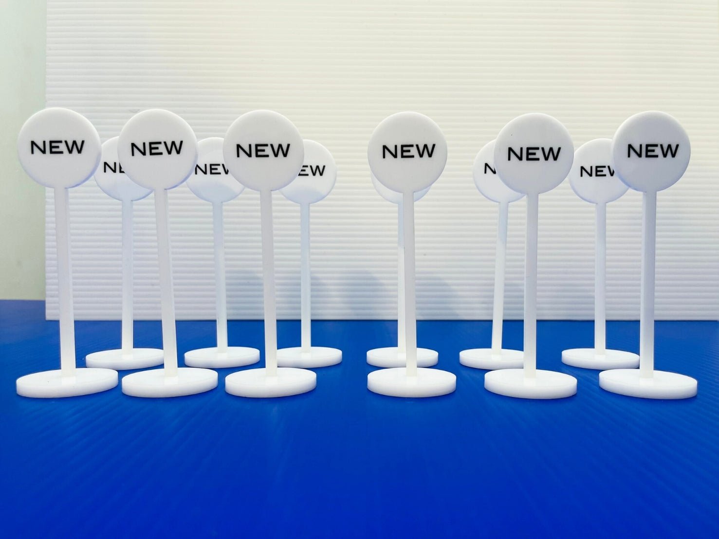 Custom Die-Cut UV-Printed Acrylic Table Sign
