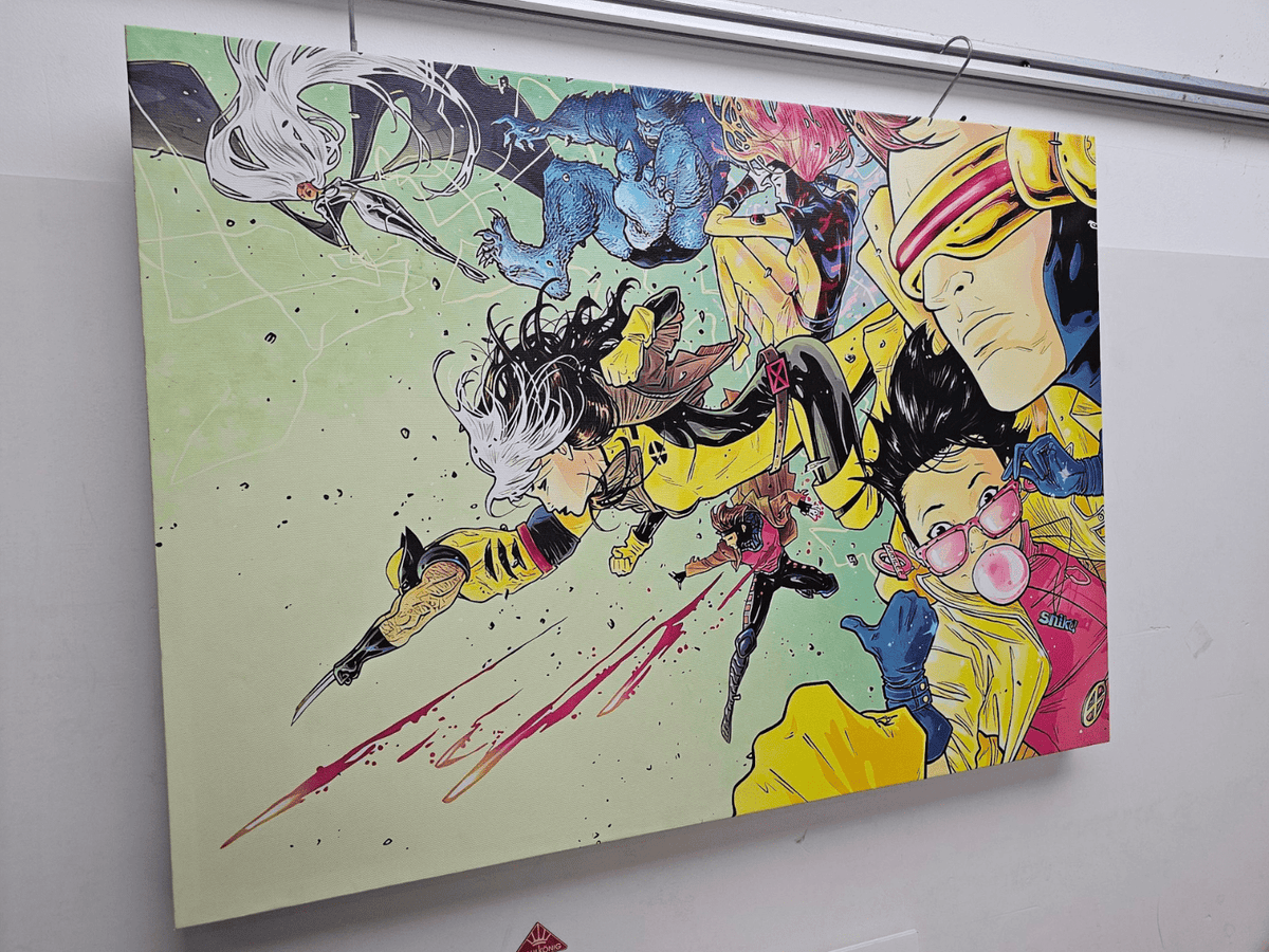 กรอบรูปแคนวาส พิมพ์คมชัด สีสด เหมาะสำหรับตกแต่งบ้าน ร้านอาหาร คาเฟ่ และแกลเลอรี