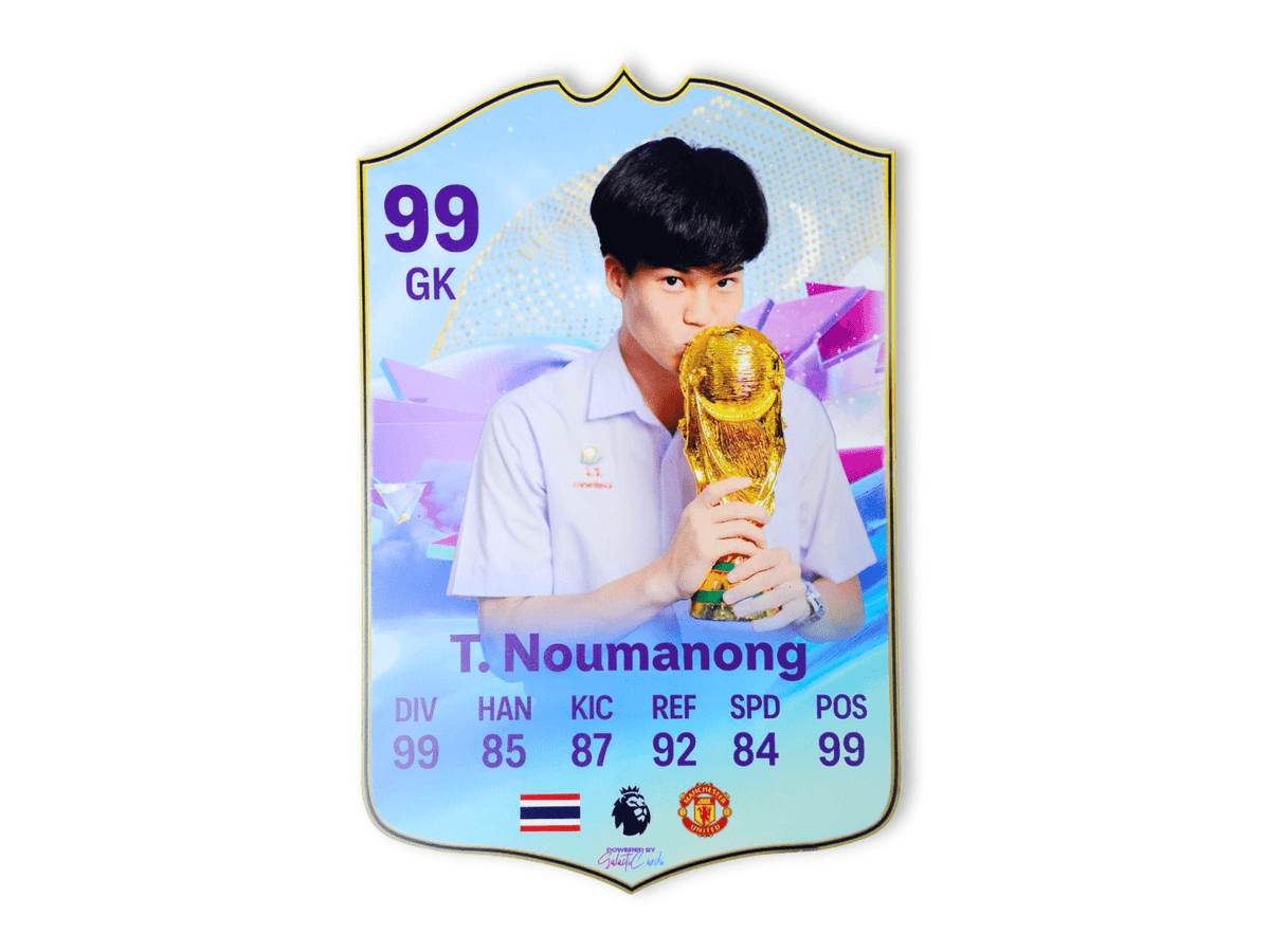 ป้ายกาชา FIFA ป้ายเกมส์ ป้ายกาชา ดีไซน์โดดเด่น เหมาะสำหรับอีเวนต์ ร้านเกมส์ และงานโปรโมชัน